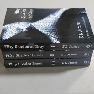Fifty Shades Trilogy Paperback Set by E.L. James Set Of 3